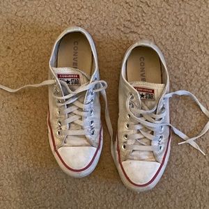 White low top converse